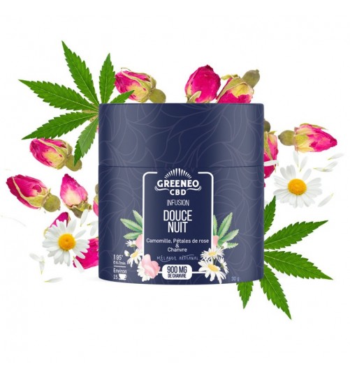 Infusion CBD Douce Nuit 30g Greeneo