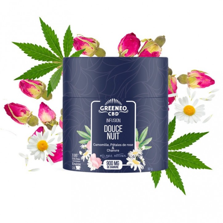 Infusion CBD Douce Nuit 30g - Greeneo