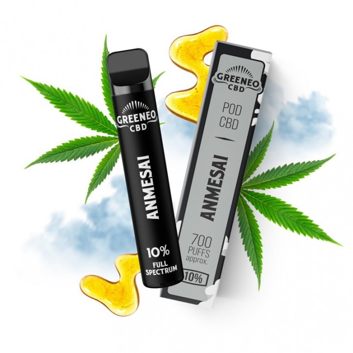 Anmesai 700 puffs 1000mg CBD - Greeneo