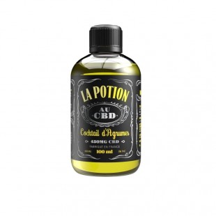 Sirop Cocktail d'agrumes 100ml 500mg CBD La Potion