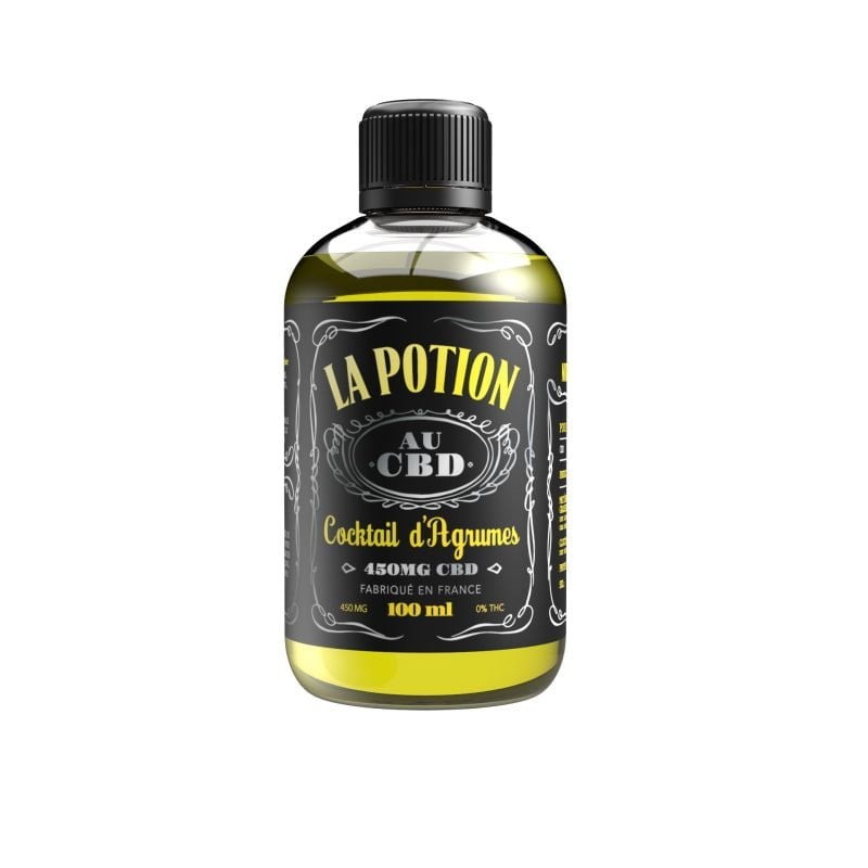 Sirop Cocktail d'agrumes 100ml 500mg CBD La Potion