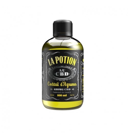 Sirop Cocktail d'agrumes 100ml 500mg CBD La Potion