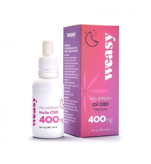 Huile de CBD 400mg 30ml Meladream Weasy