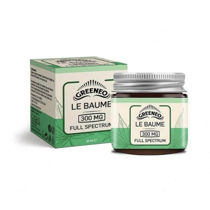 Crème baume CBD 300mg 30ml - Greeneo