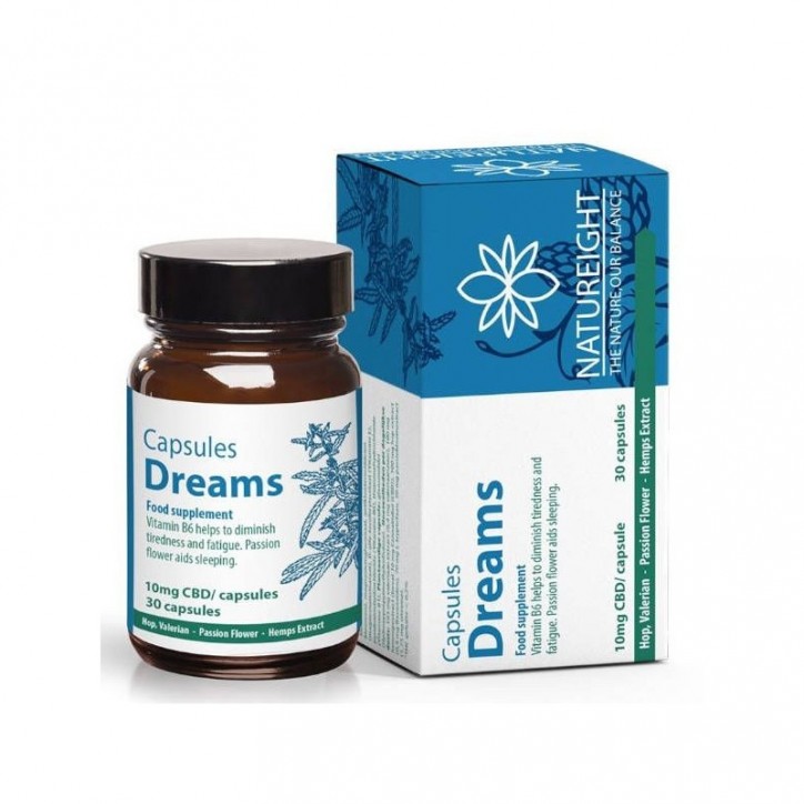 Gélules au CBD Dreams sommeil - Natureight