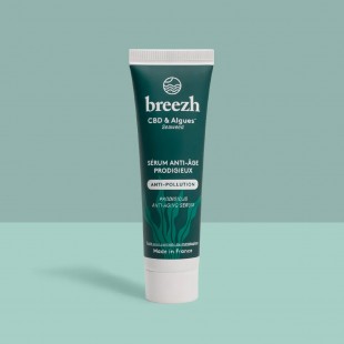 Sérum anti-âge prodigieux CBD & Algues sauvages Breezh