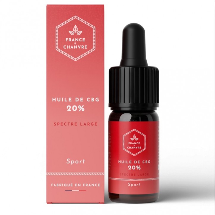 Huile de CBG Sport 20% 10ml - France et Chanvre