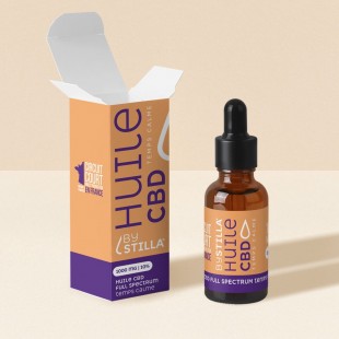 Huile de CBD Temps Calme Cheesecake Myrtille 10ml Stilla