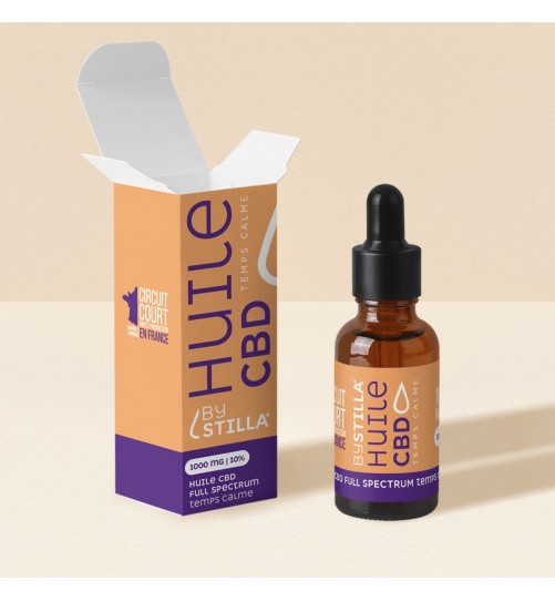 Huile de CBD Temps Calme Cheesecake Myrtille 10ml Stilla