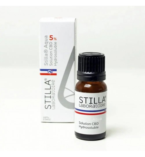 Solution Stilla Aqua CBD Hydrosoluble 500mg 10ml Stilla