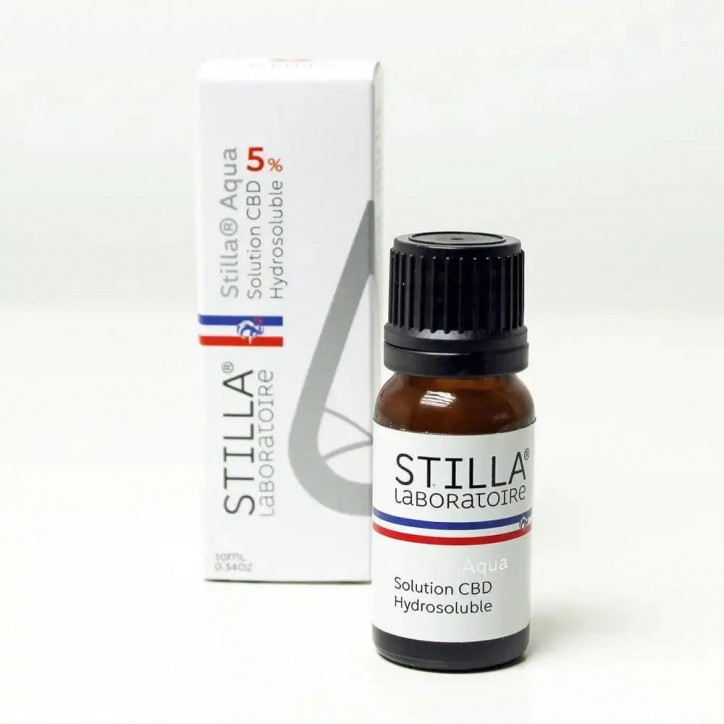 Solution Stilla Aqua CBD Hydrosoluble 500mg 10ml - Stilla