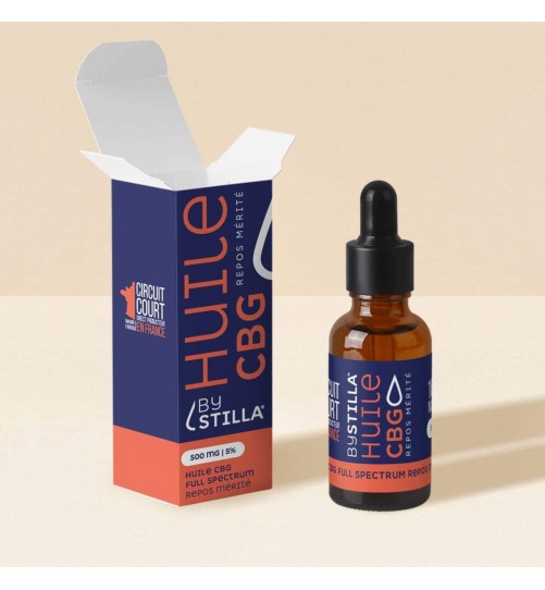 Huile de CBG Repos Mérité Choco Noisette 10ml Stilla