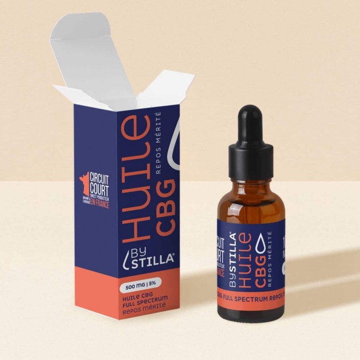 Huile de CBG Repos Mérité Choco Noisette 10ml - Stilla