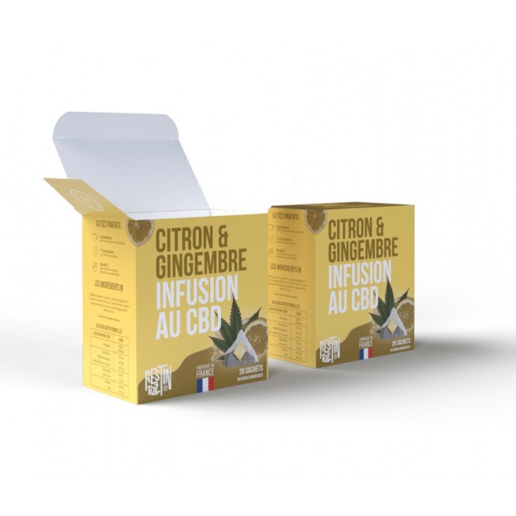 Infusettes Bio Citron Gingembre 20pcs - Tizz Stilla