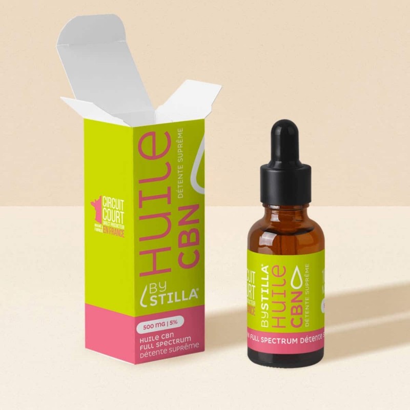 Huile de CBN Détente Suprême Pastèque Fraise 10ml Stilla