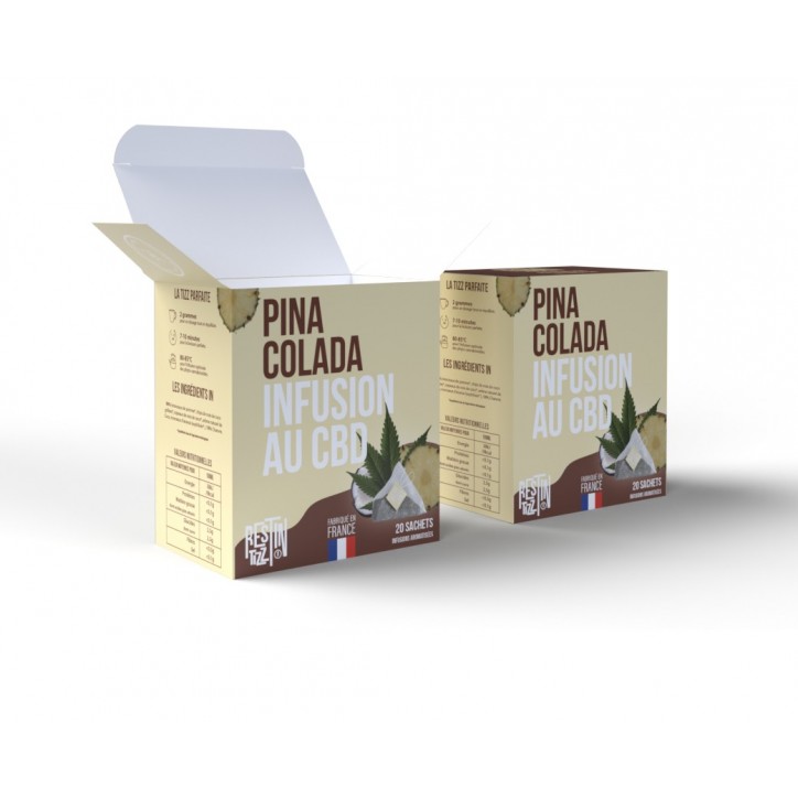 Infusettes Bio Pina Colada 20pcs - Tizz Stilla