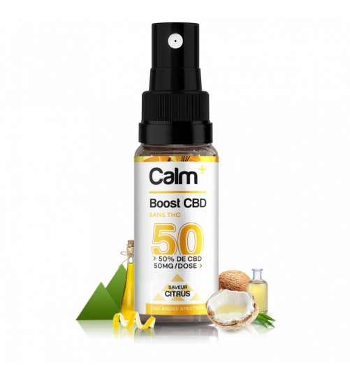 Spray Boost CBD 50% Citrus 5ml Calm+