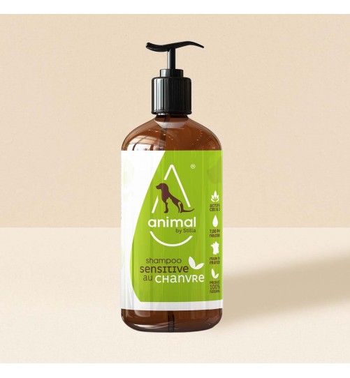 Shampoo sensitive au chanvre CBD 300ml Animal by Stilla