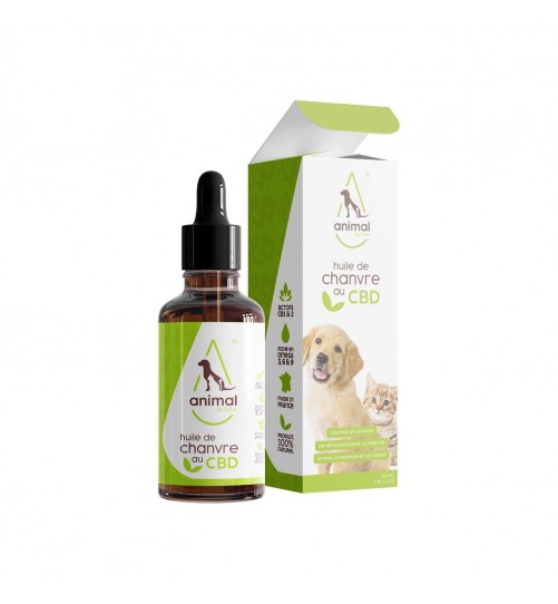 Huile de chanvre CBD 1000mg 100ml Animal by Stilla