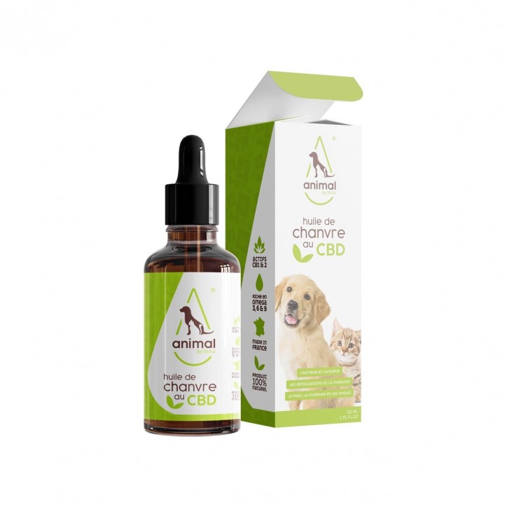 Huile de chanvre CBD 1000mg 100ml - Animal by Stilla