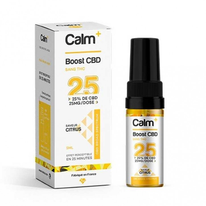 Spray Boost CBD 25% Citrus 5ml - Calm+