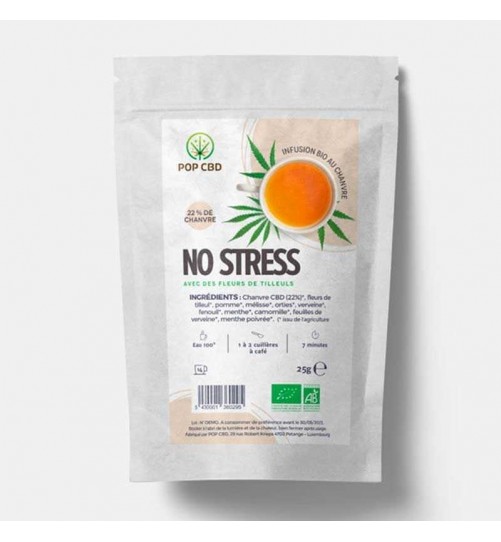 Infusion No Stress CBD 25g Pop CBD