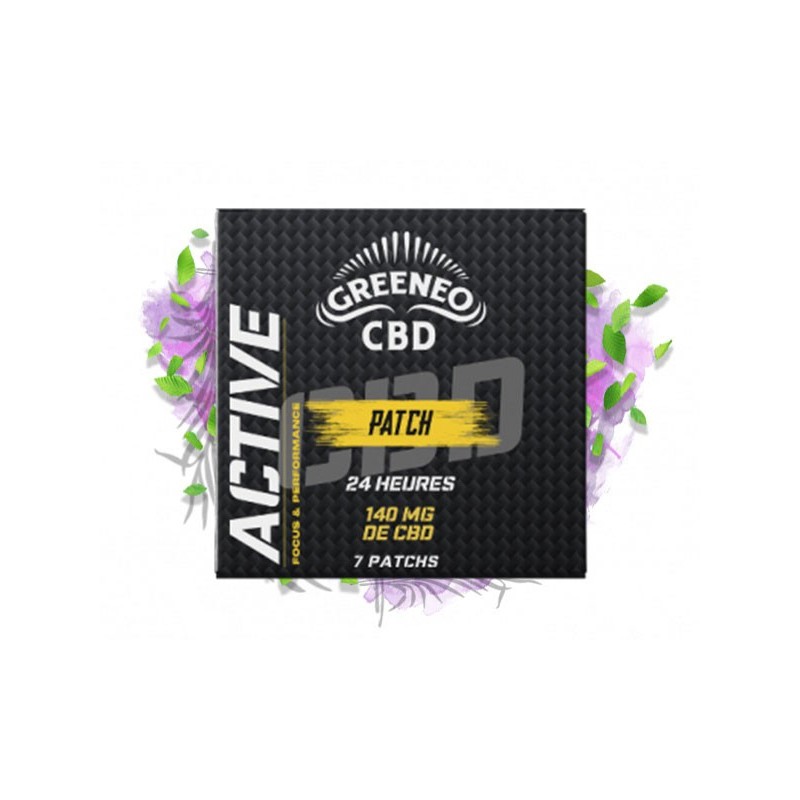 Patch 24h Active CBD 140mg Greeneo