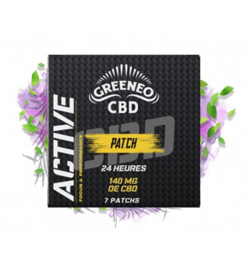 Patch 24h Active CBD 140mg Greeneo