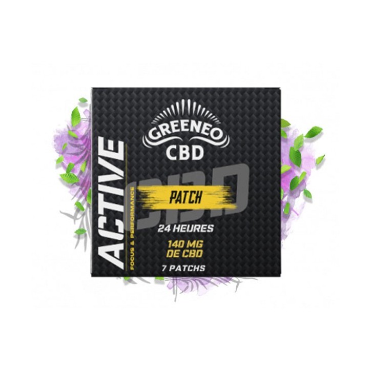 Patch 24h Active CBD 140mg - Greeneo