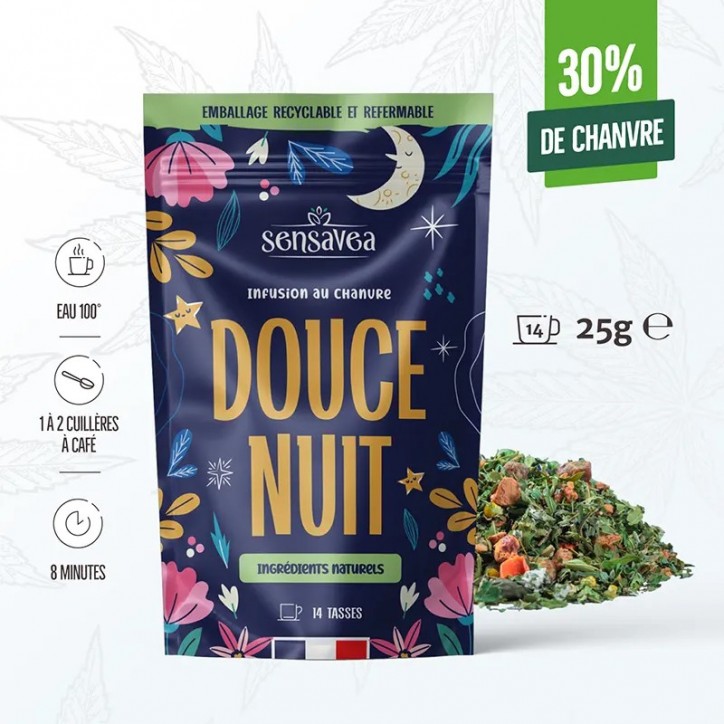 Infusion Douce Nuit CBD 25g - Pop CBD