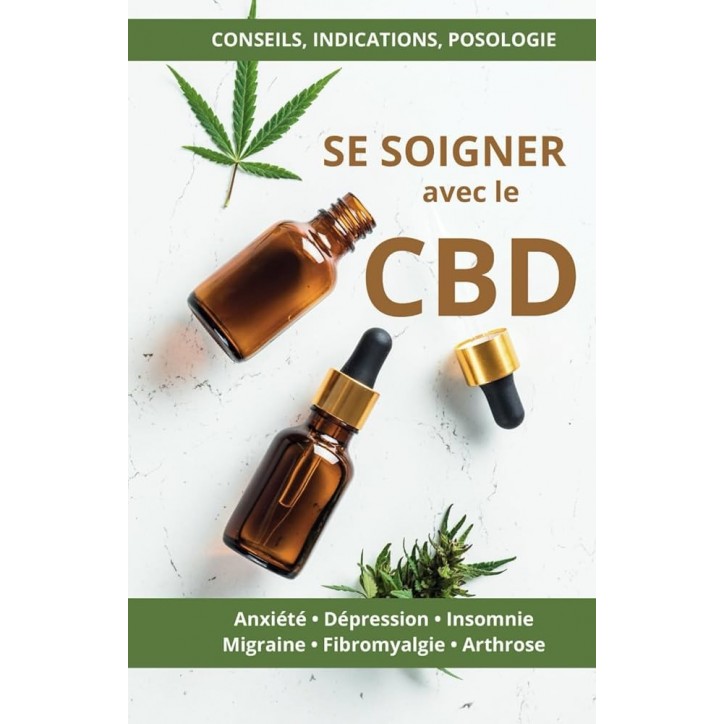 Livre "Se soigner avec le CBD" des éditions Je vais bien